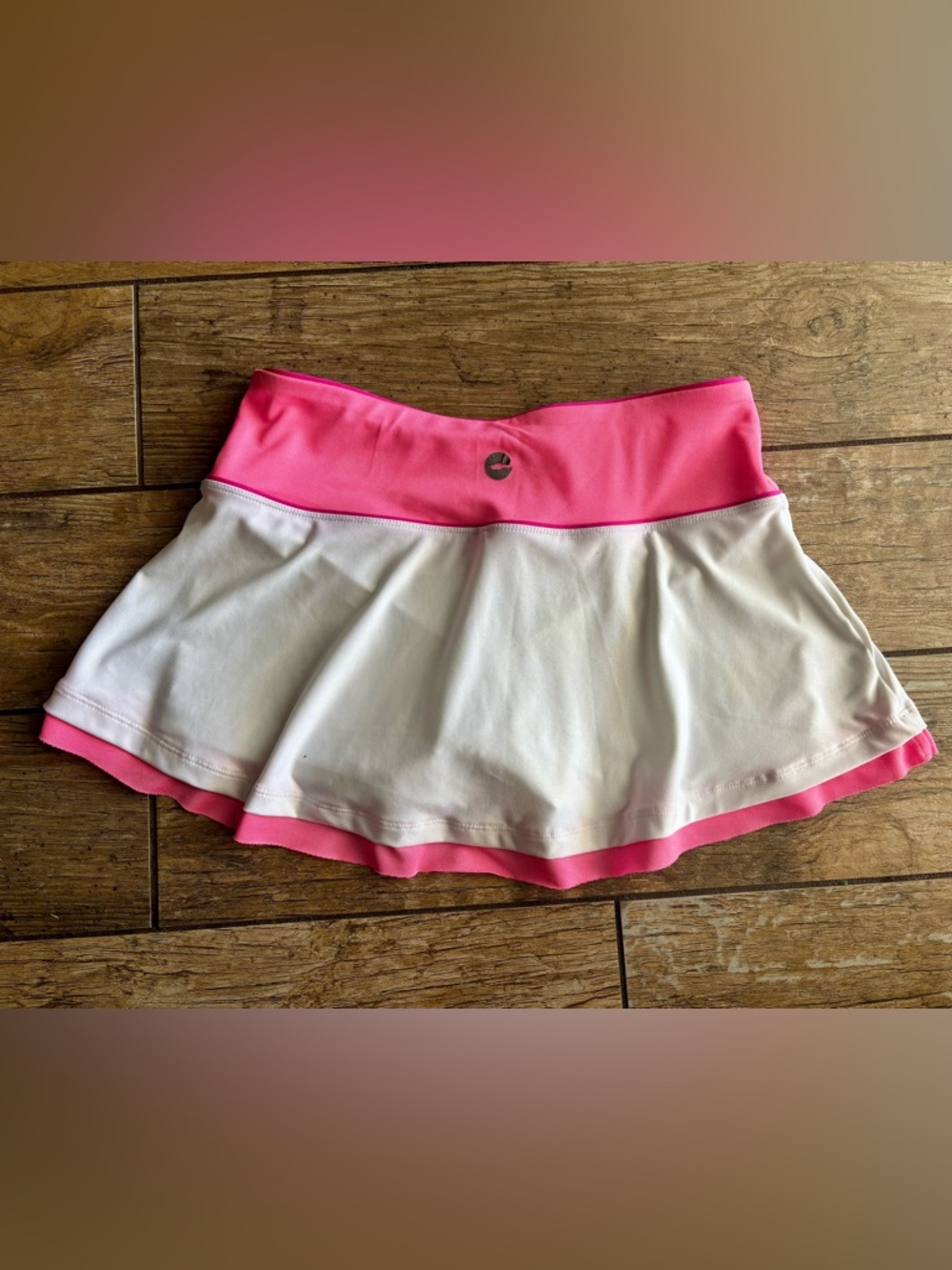 Avia White and Pink Athletic Skort Tennis Pickleball Golf Small S - Picture 3 of 5